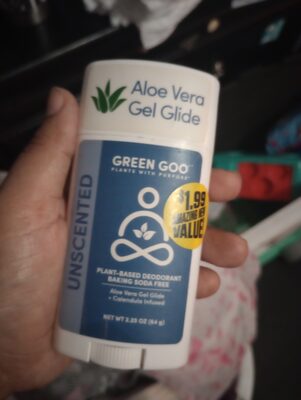 Unscented planet-base deodorant baking soda free aloe vera gel glide + calendula infused - Tuote - en