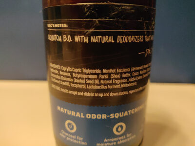 Fresh Falls Natural Deodorant - Ingrédients