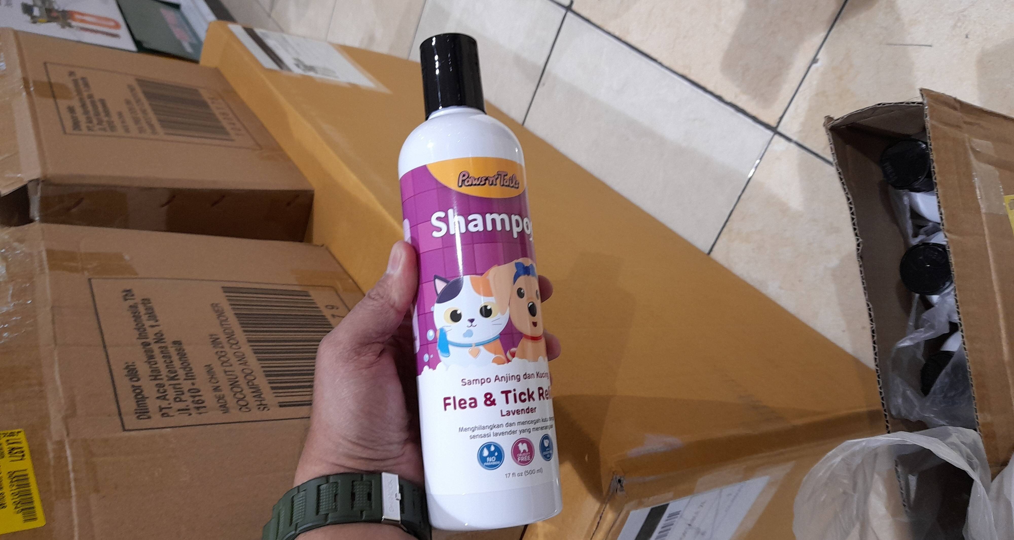 Dog and cat flea and tick shampoo - نتاج - en