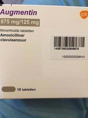 Augmentin 875 mg/125 mg - Product - be