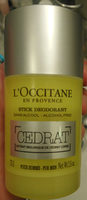 Cedrat stick deodorant - Produkt - sl