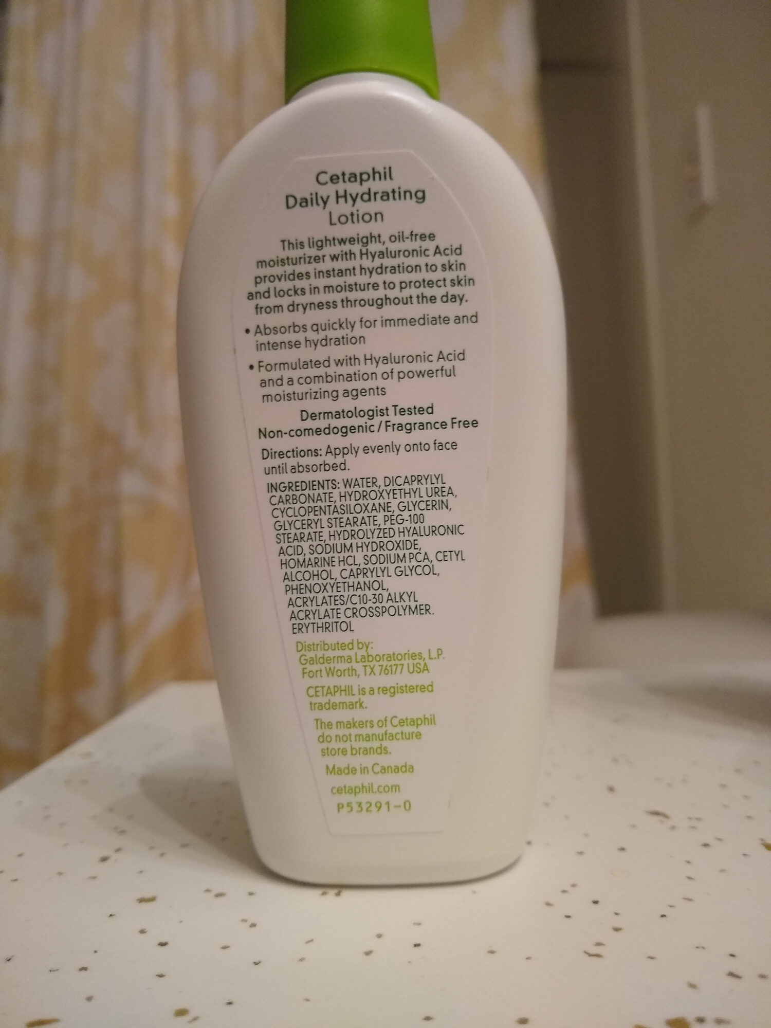 Daily Hydrating Lotion - Ingrédients - en
