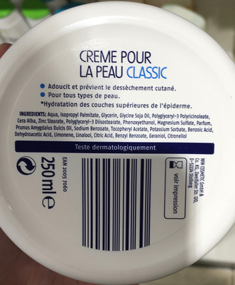Crème pour la peau Classic - 1