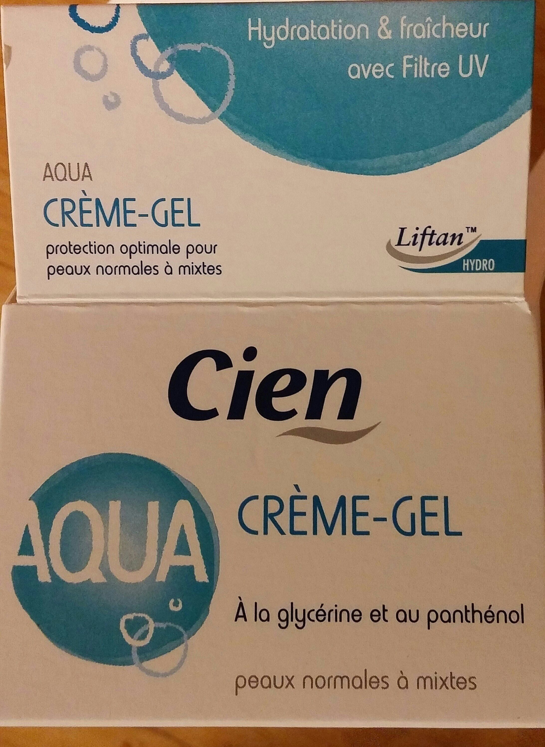 Creme-gel aqua - Inhaltsstoffe - fr