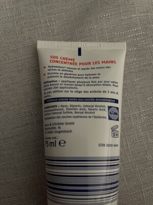 Crème mains concentrée SOS - Produit - fr