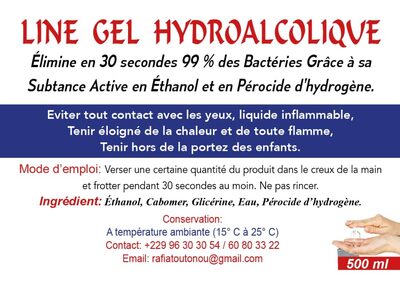 Line gel hydroalcoolique - 1