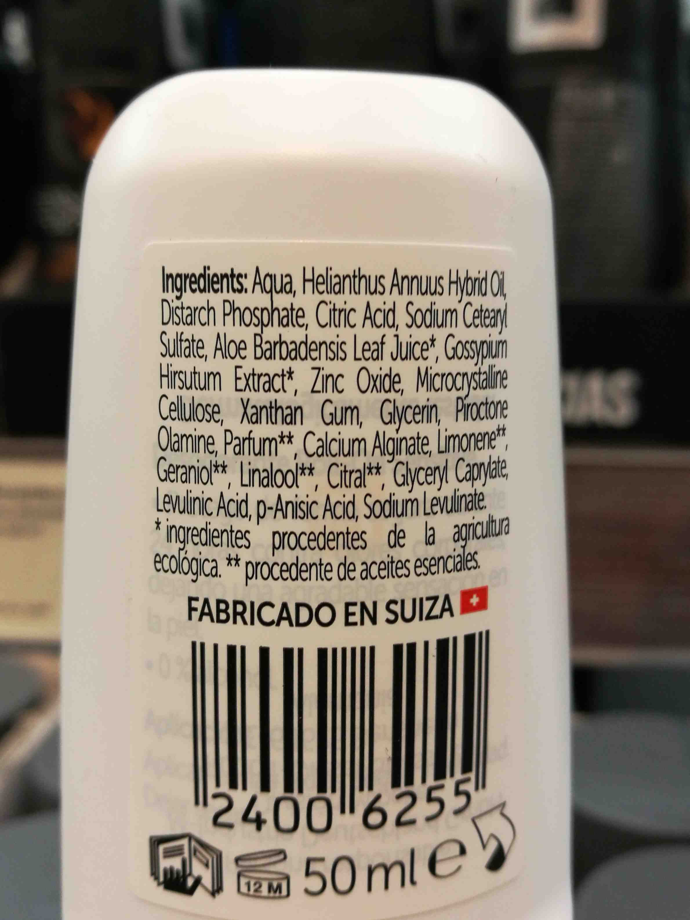 desodorante biocura - 原材料 - en