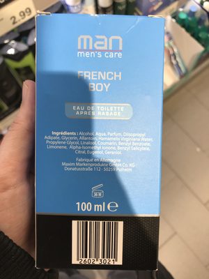 French Boy eau de toilette après rasage - 1