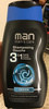 Man men's care Shampooing Douche 3 en 1 Ocean - Product