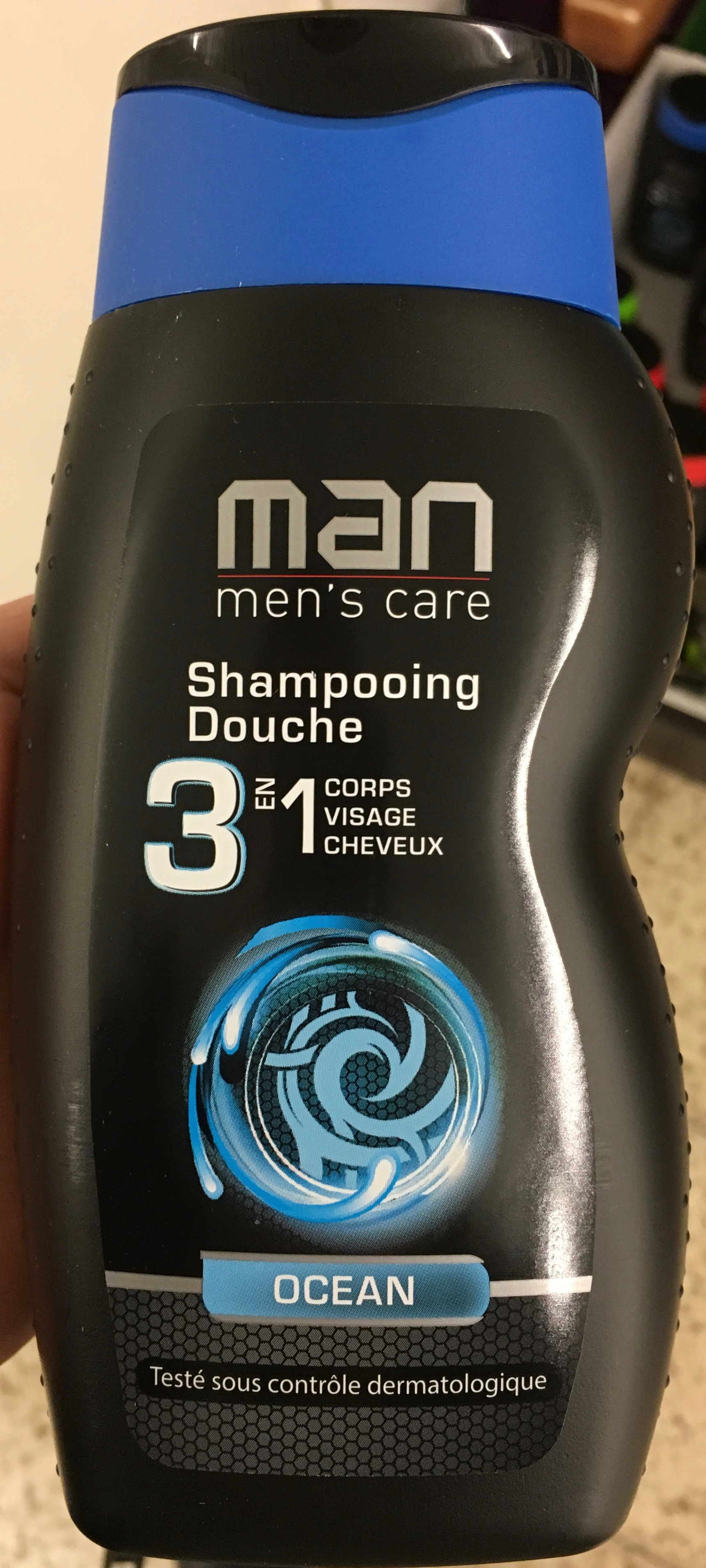 Man men's care Shampooing Douche 3 en 1 Ocean - Product - fr
