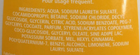 Crème de douche 2 en 1 miel & lait - Ingredientes - fr