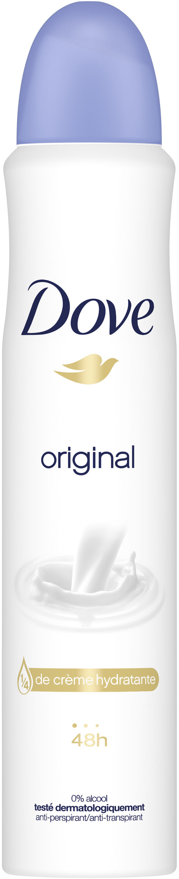 Dove Anti-Transpirant Femme Spray Original Protection 48h 200ml - Product - fr