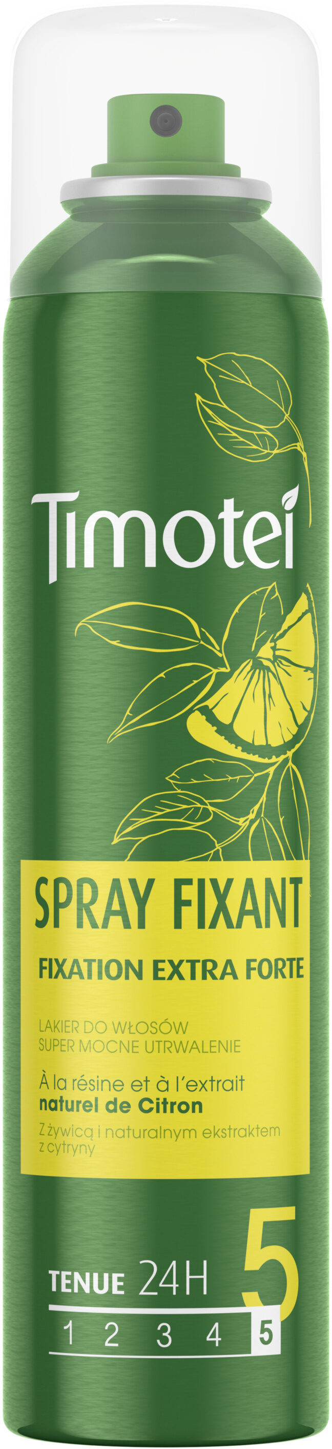 Timotei Spray Fixant A l'Extrait Naturel de Citron Fixation Extra Forte 250ml - Produit - fr