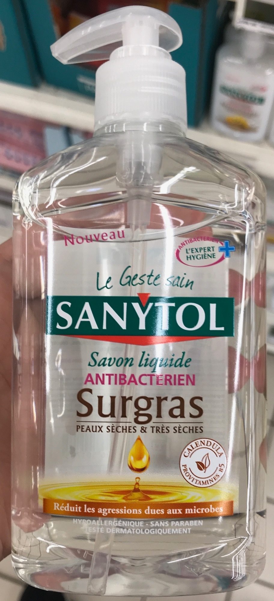 Savon liquide antibactérien surgras - Product - fr