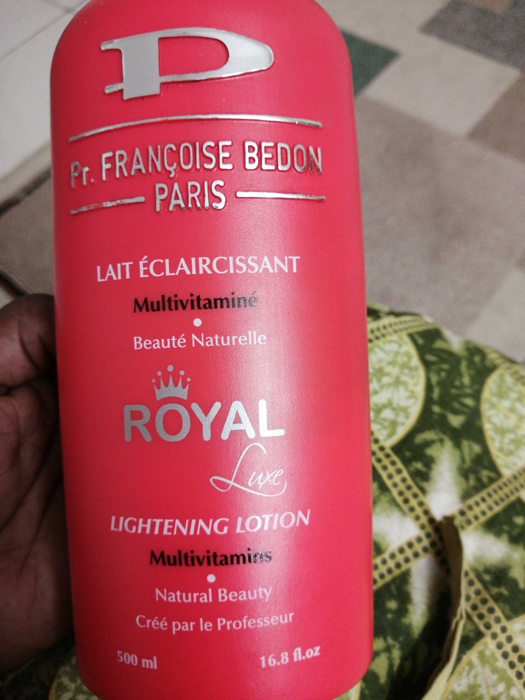 Lait éclaircissant Royal luxe - Product - fr
