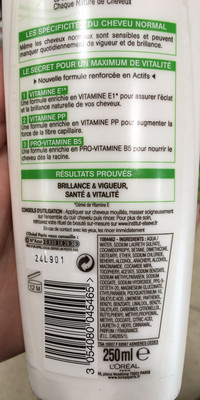 Elseve Multi-Vitaminé Shampooing vitalité - 1