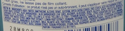 Baume Anti-Teint Terne après rasage soin visage 2 en 1 - Ingredients - fr