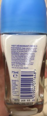 Déodorant Crème 3 - 1