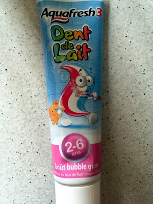 Dents de lait 2-6 ans Goût bubble gum - Product - fr