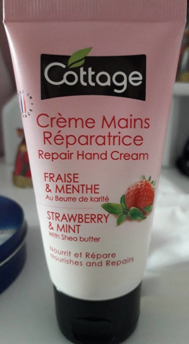 Crème mains réparatrice fraise & menthe - Продукт - fr