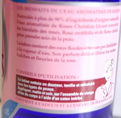 Eau de roses aromatisée - Ingredients - fr