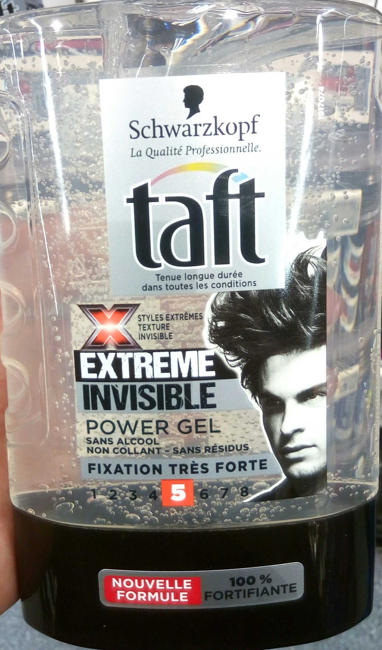 Taft Extreme Invisible Power Gel 5 - Produkt - fr