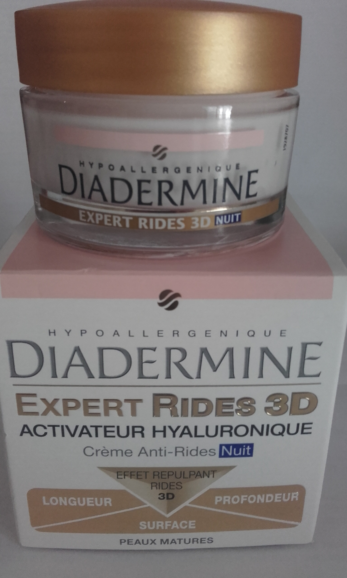 Expert Rides 3D Activateur Hyaluronique Crème Anti-rides Nuit - Product - fr