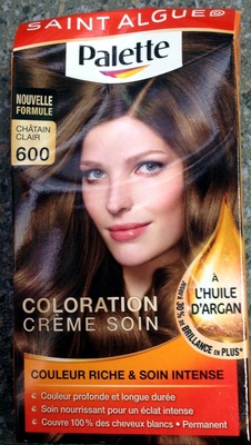 Coloration Crème Soin à l'huile d'Argan Châtain Clair 600 - Product - fr