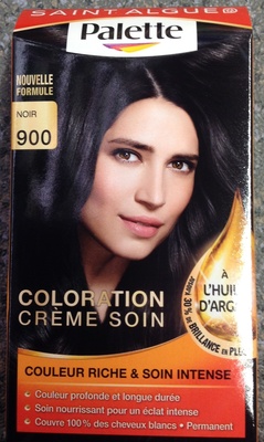 Coloration Crème Soin à l'huile d'Argan Noir 900 - Product