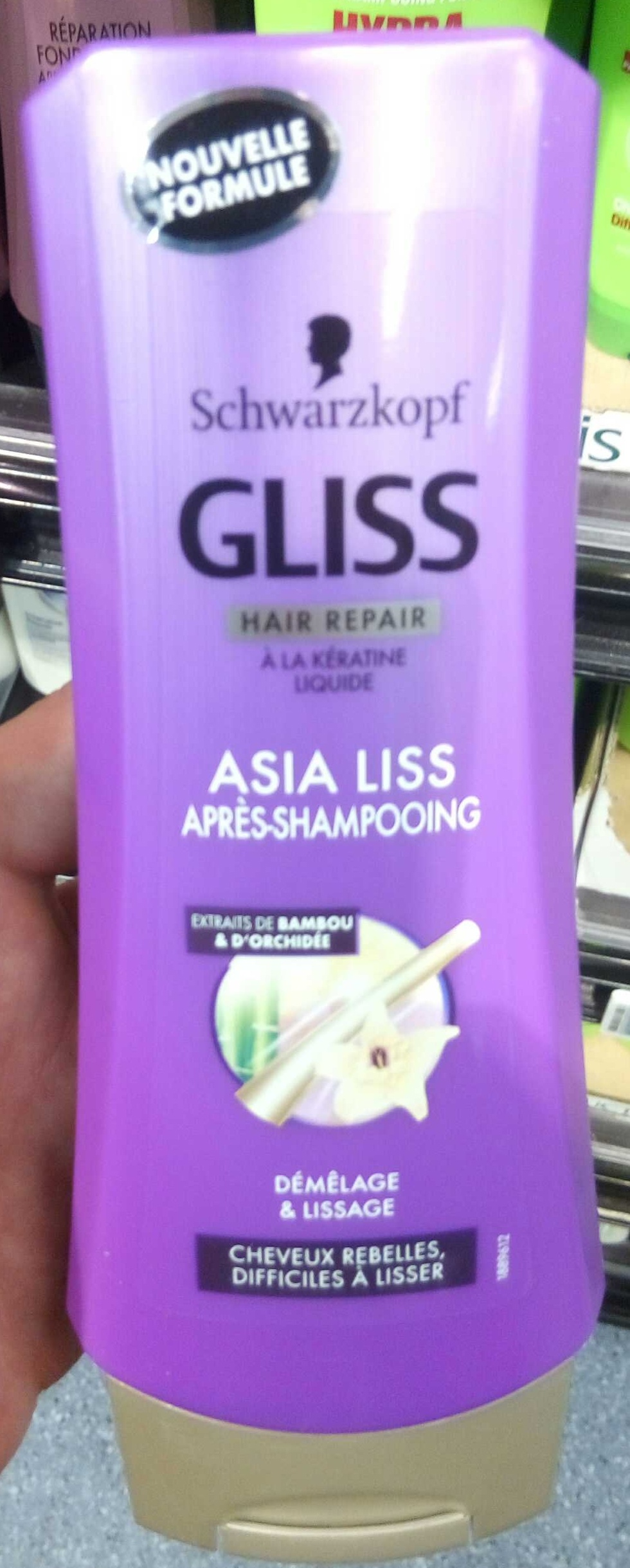 Gliss Hair Repair Asia Liss Après-shampooing - Product - fr