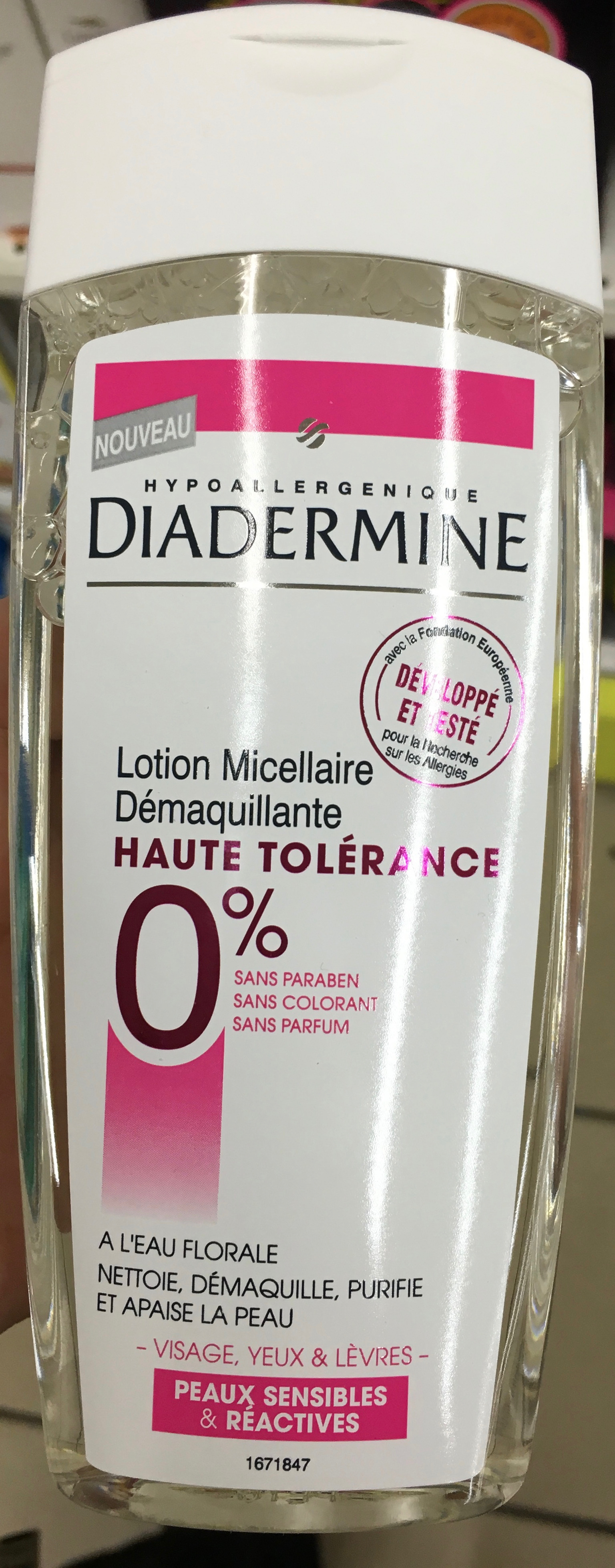 Lotion micellaire démaquillante Haute Tolérance - Product - fr