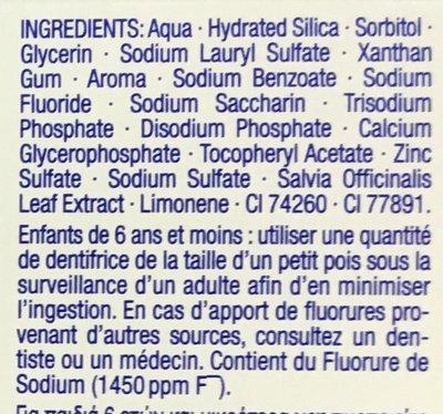Complet Pro Vitamine Complex - Ingredients - fr