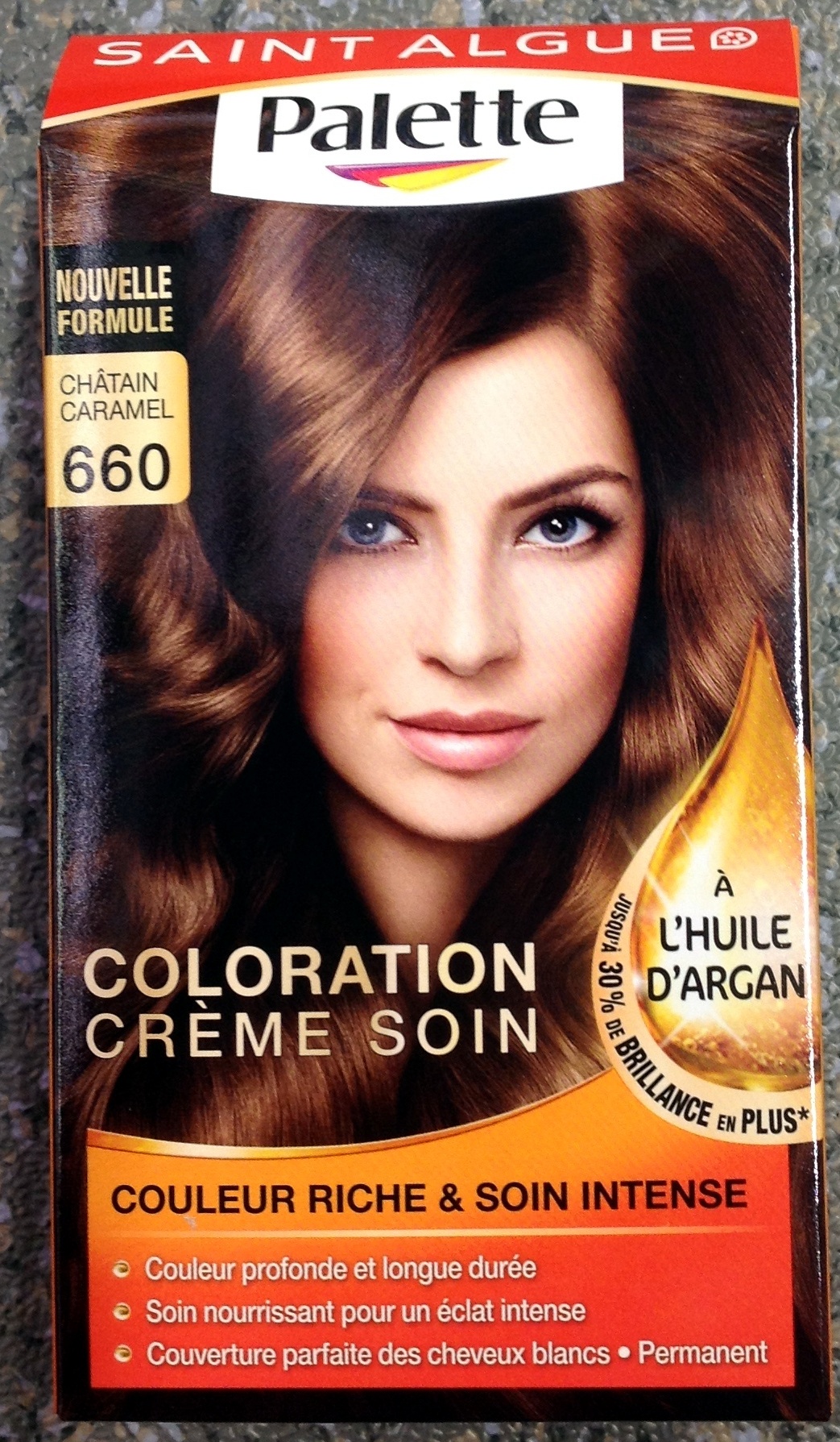 Coloration crème soin à l'huile d'argan Châtain caramel 660 - Product - fr