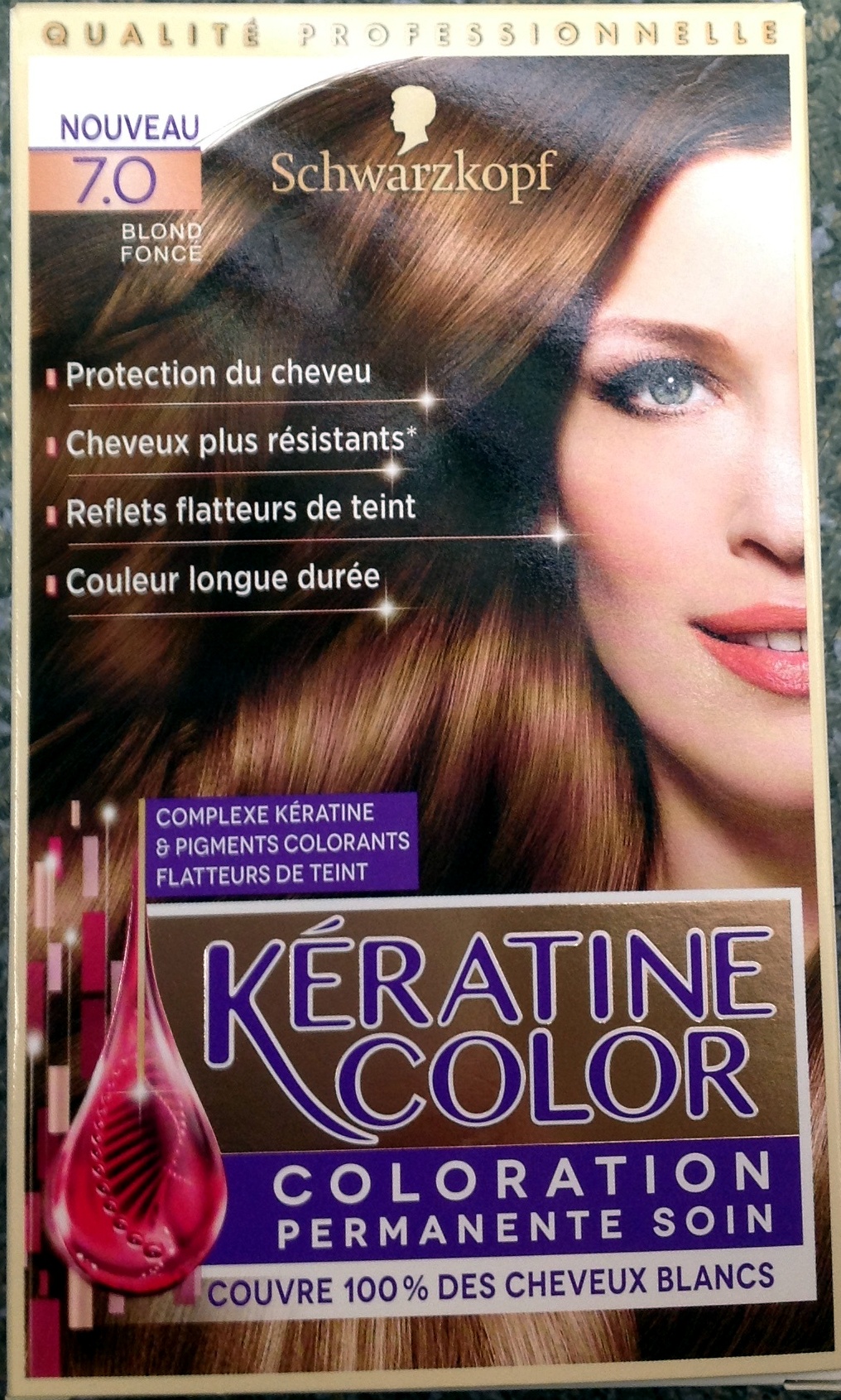 Kératine Color Blond Foncé 7.0 - Product - fr