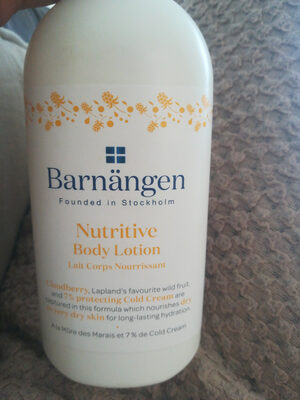 Nutritive body lotion - Product - fr