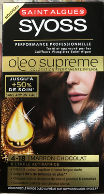 Syoss Oleo Supreme 4-18 Marron Chocolat - Product - fr