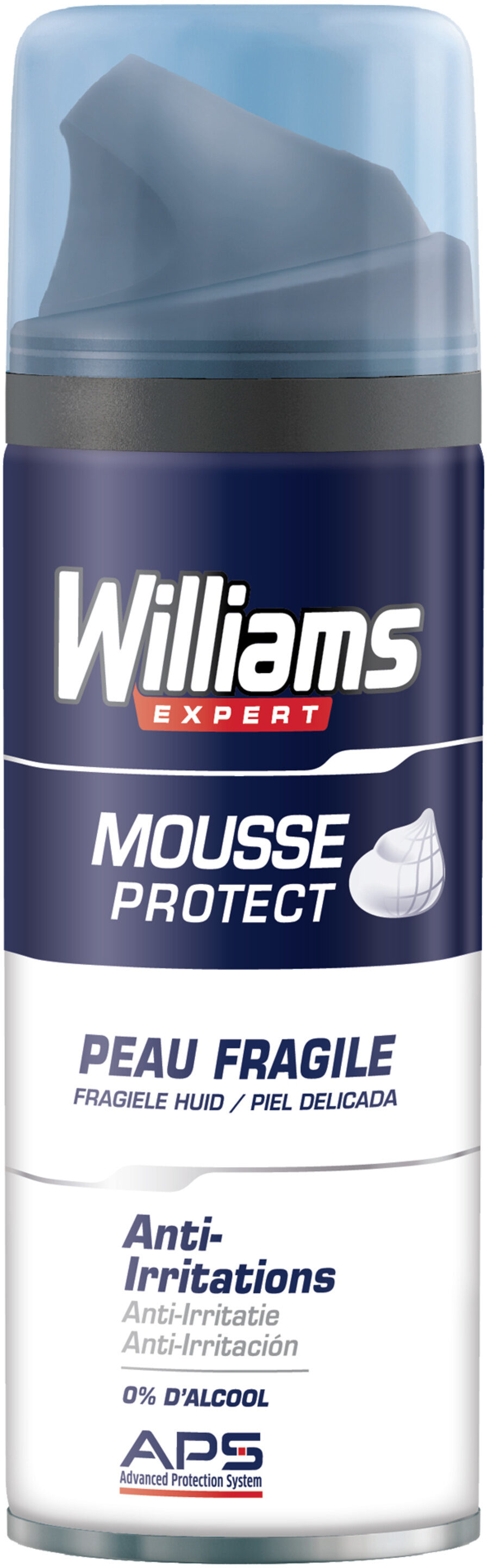 Williams Mousse à Raser Peau Fragile 200ml - Product - fr