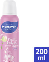 Monsavon Déodorant Femme Spray Antibactérien Pierre d'Alun Lait & Fleur de Lotus - Product - fr