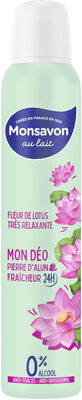 Monsavon Déodorant Femme Spray Fleur de Lotus Presque Divine 200ml - 製品 - fr