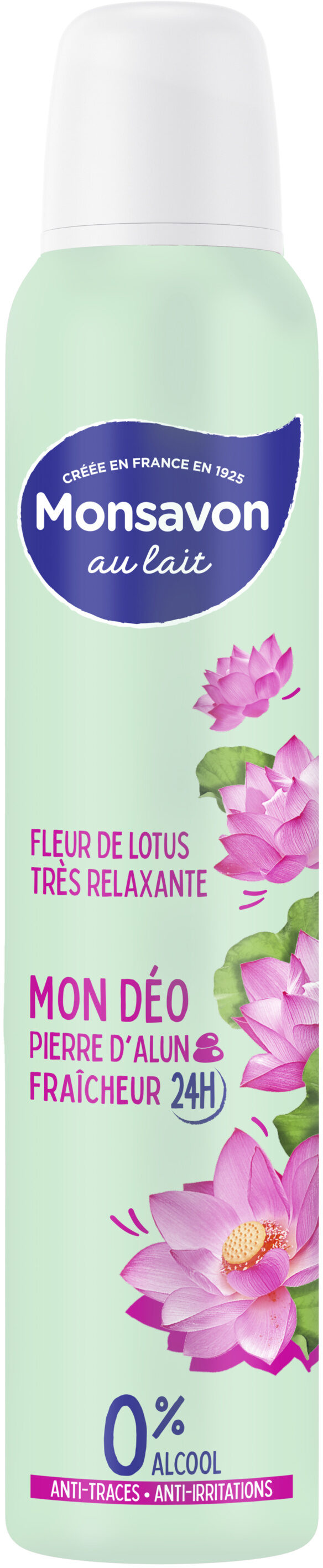 Monsavon Déodorant Femme Spray Fleur de Lotus Presque Divine 200ml - Produit - fr