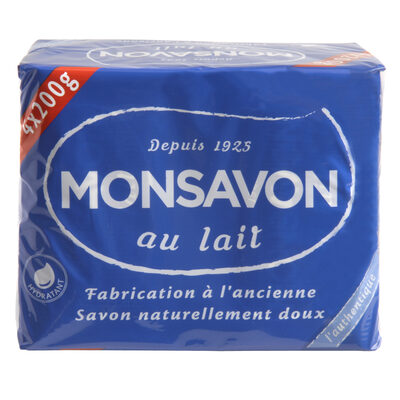 Monsavon Savon Lavant Antibactérien L'Authentique 4x200g - 1