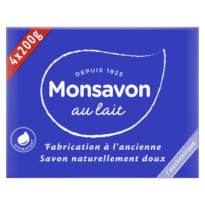 Monsavon Savon Lavant Antibactérien L'Authentique 4x200g - 5