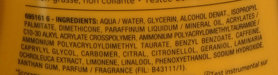 Body Tonic Lait hydratant fermeté - Ingredients - fr