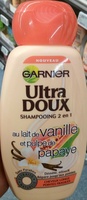 Shampooing 2 en 1 au lait de vanille et pulpe de papaye - Produit - fr