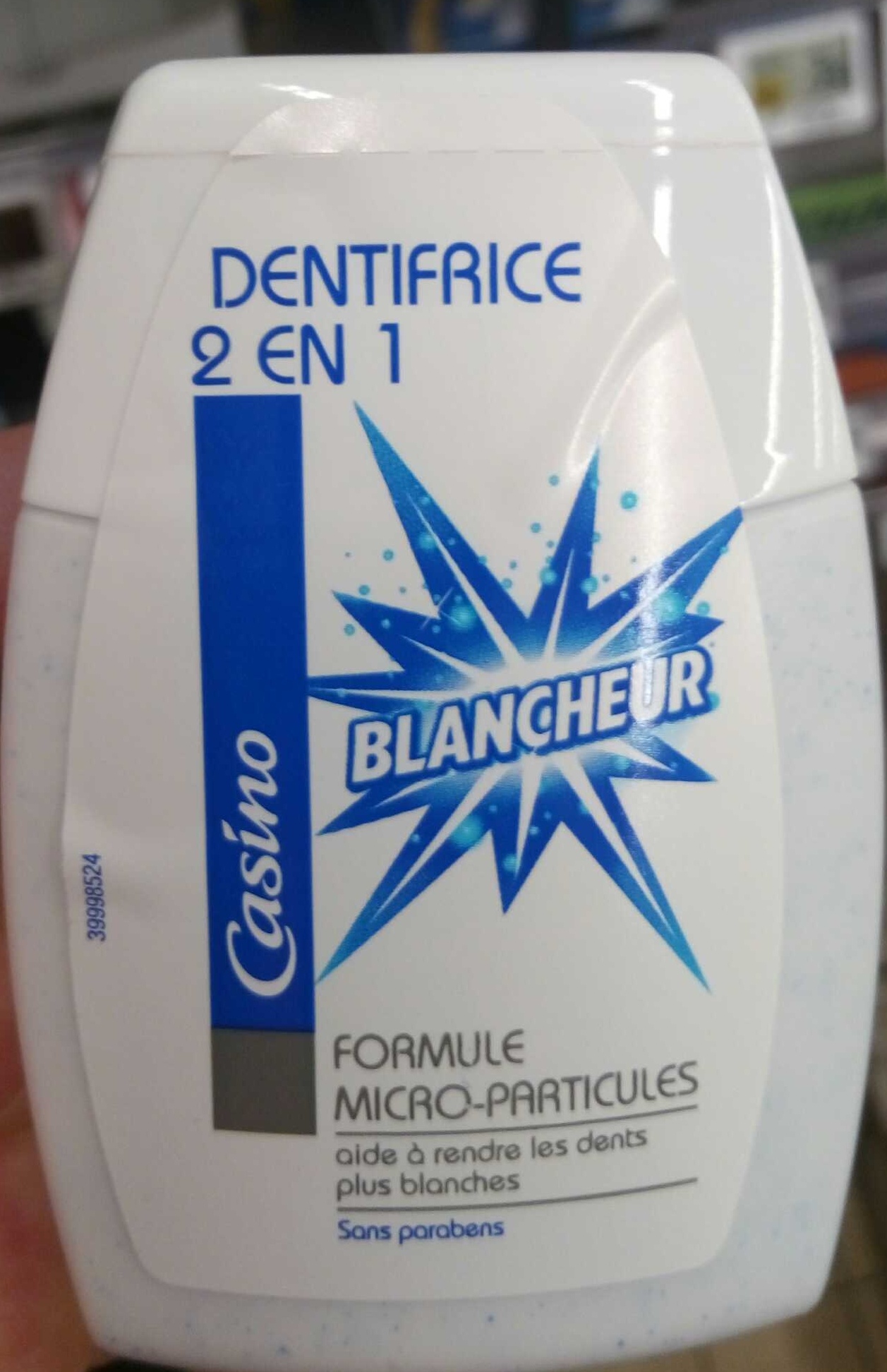 Dentifrice 2 en 1 Blancheur formule micro-particules - Product - fr