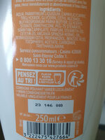 Lait corps nourrissant Ysiance - Ingredients - fr