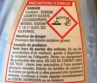 Produit vesseille - Ingredients - fr