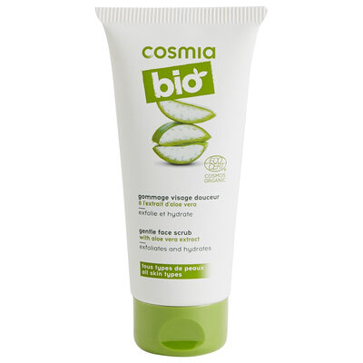 Cosmia Bio Gommage visage douceur, à l'extrait d'aloe vera, exfolie et hydrate, tous types de peaux - 2