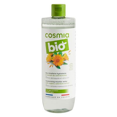 Cosmia cosmos- eau micellaire hydratante - à l'extrait de calendula bio - 500 ml - 1