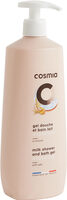 Cosmia - gel douche et bain lait - à l'avoine - 750 ml - Produit - fr